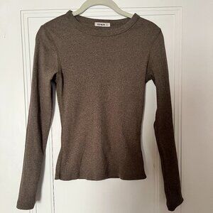 Surplus Rib L/S Crew from Buck Mason